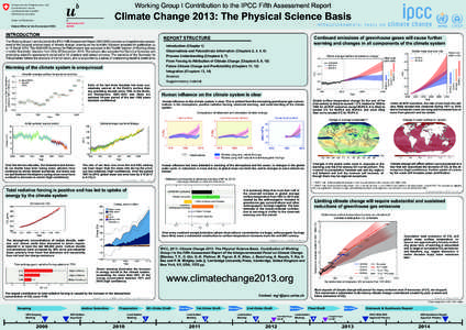 Intergovernmental Panel on Climate Change / Global warming / Climate history / Attribution of recent climate change / Environmental issues with energy / IPCC Third Assessment Report / Radiative forcing / Greenhouse gas / IPCC Fifth Assessment Report / Climate change / Climatology / Environment