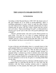 Microsoft Word - AEFTheGoldStandardInstitute.doc