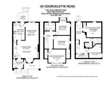 Chief Architect 10.04a: KINNEAR 85 COURCELETTE.plan