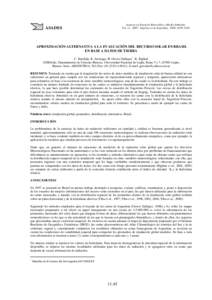 Avances en Energías Renovables y Medio Ambiente Vol. 11, 2007. Impreso en la Argentina. ISSNASADES  APROXIMACIÓN ALTERNATIVA A LA EVALUACIÓN DEL RECURSO SOLAR EN BRASIL