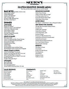 [removed]MRT Gluten Free Dinner Menu ALL.indd