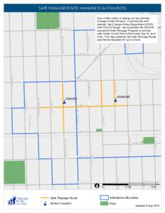 SAFE PASSAGE ROUTE: HAMLINE ES & CHAVEZ ES  L AV E