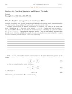 Elementary mathematics / Linear algebra / Binary operations / Complex numbers / Number / Imaginary number / Real number / Mathematica / Imaginary unit / Mathematics / Algebra / Group theory