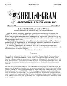 Page 1 of 6  The Shell-O-Gram May-June 2009