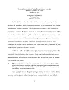 Baker v. Vermont / Same-sex marriage / Civil union / Same-sex marriage in Vermont / Same-sex marriage in Connecticut / Domestic partnership / Defense of Marriage Act / Same-sex unions in the United States / Same-sex marriage in the United States / LGBT in the United States / Law / Family law