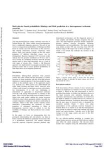 Rock physics based probabilistic lithology and fluid prediction in a heterogeneous carbonate reservoir
