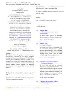 WNET, Thirteen v. Aereo, Inc., 712 F.3d[removed]Copr.L.Dec. P 30,406, 106 U.S.P.Q.2d 1341, 41 Media L. Rep[removed]F.3d 676 United States Court of Appeals, Second Circuit.