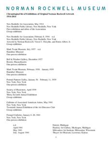 Landscape artists / New Rochelle /  New York / Norman Rockwell / Scouting in popular culture / Four Freedoms / Paul Dougherty / Rockwell Kent / American art / Visual arts / World War II