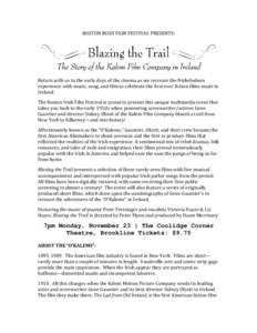 Microsoft Word - BLAZINGTHETRAILPressRelese.doc