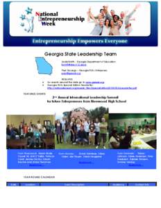 Georgia State Leadership Team Linda Smith - Georgia Department of Education [removed] Paul DeLargy – Georgia REAL Enterprises [removed]