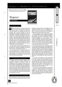 Watercraft / Titanic / Futility /  or the Wreck of the Titan / Thomas Andrews / Harold Sydney Bride / J. Bruce Ismay / Arthur Rostron / Margaret Brown / A Night to Remember / RMS Titanic in popular culture / Film / RMS Titanic