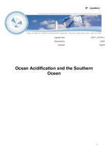 Oceanography / Fisheries / Biological oceanography / Ocean acidification / Carbon dioxide / Calcium carbonate / Carbon cycle / Calcite / Coral / Chemistry / Geochemistry / Chemical oceanography