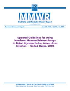 Morbidity and Mortality Weekly Report www.cdc.gov/mmwr Recommendations and Reports	  June 25, 2010 / Vol[removed]No. RR-5