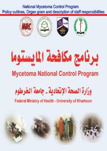 Contents Introduction ..................................................................................................................... 2 The Mycetoma Research Centre.................................................