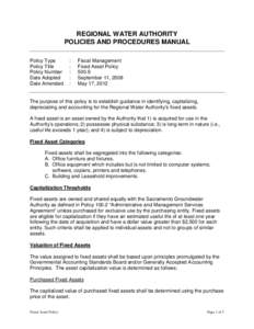 Business / Fixed asset / Depreciation / Book value / Asset / Valuation / Fixed assets register / Revaluation of fixed assets / Accountancy / Finance / Generally Accepted Accounting Principles