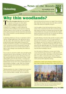 from  News of the Woods Thinning