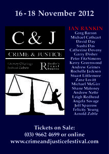 Detective Inspector John Rebus / Rankin / Mystery fiction / Crime fiction / British people / Ian Rankin