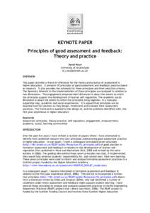 Learning / Educational technology / Pedagogy / Re-Engineering Assessment Practices / Formative assessment / E-learning / Self-regulated learning / Instructional design / E-assessment / Education / Educational psychology / Evaluation methods