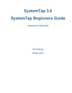 SystemTap Beginners Guide - Introduction to SystemTap