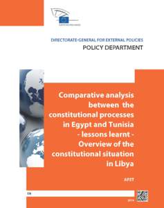 DIRECTORATE-GENERAL FOR EXTERNAL POLICIES OF THE UNION DIRECTORATE B POLICY DEPARTMENT IN-DEPTH ANALYSIS COMPARATIVE ANALYSIS BETWEEN