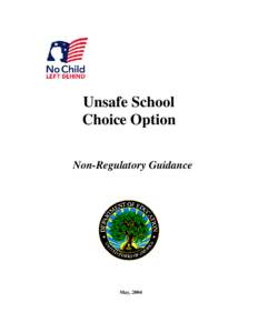 Unsafe School Choice Option Non-Regulatory Guidance