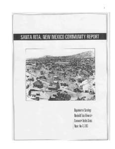 1  2 Santa Rita, New Mexico Community Report