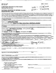 NATIONAL REGISTER FORMS TEMPLATE