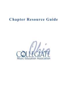 Chapter Resource Guide  2014-2015 Activities/Events from around the State: •