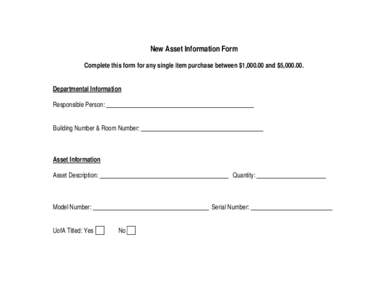 Microsoft Word - New Asset Info Form
