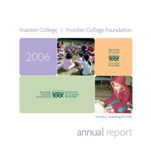 Frontier College I Frontier College Foundation[removed]Literacy. Learning for Life.