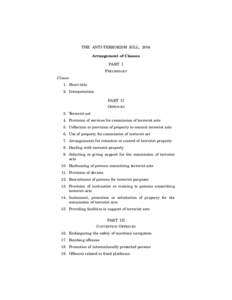 The Anti-Terrorism Bill, [removed]Consilidated