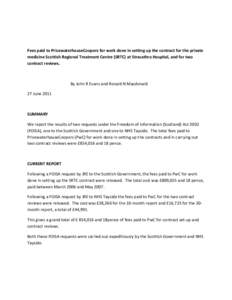 Healthcare in the United Kingdom / Stracathro / NHS Scotland / Independent sector treatment centre / Brechin / Tayside / Geography of the United Kingdom / Scotland / NHS Tayside / Stracathro Hospital / National Health Service