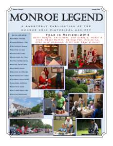 Volume 2, Issue 1  January 2014 Monroe Legend A