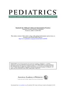 Vaccines / Drug safety / Centers for Disease Control and Prevention / National Center for Immunization and Respiratory Diseases / Immunization registry / Vaccine injury / Vaccination schedule / National Childhood Vaccine Injury Act / Vaccine / Medicine / Health / Vaccination