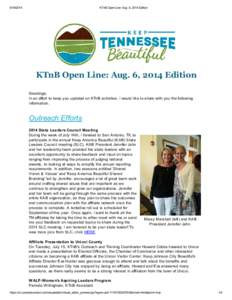 [removed]KTnB Open Line: Aug. 6, 2014 Edition KTnB Open Line: Aug. 6, 2014 Edition Greetings,