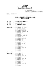 立法會 Legislative Council WKCD-160號 文 件 (此 份 會 議 紀 要 業 經 政 府 當 局 審 閱 ) 檔 號 ： CB1/HS/2/04 西九龍文娛藝術區發展計劃小組委員會