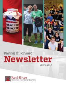 Paying IT Forward  Newsletter Spring 2014  President’s Letter