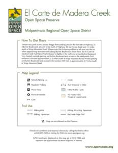 El Corte de Madera Creek Open Space Preserve 