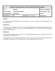 Microsoft Word - Timeshare Policy - RP[removed]v1.doc