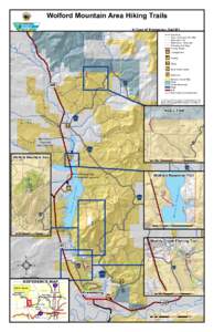 Wolford Mountain Area Hiking Trails In Case of Emergency, Dial 911 Foot Only Foot, Horseback, Mt. Bike Motorized Trail Motorcycle - Seasonal