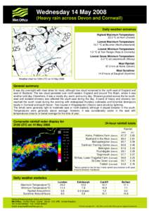 Rain / Dartmoor / Cornwall / Met Office / Exeter / Climate of south-west England / Local government in England / Counties of England / Devon