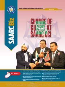 SAARC CHAMBER OF COMMERCE AND INDUSTRY  BIZ INSIDE: April 2014