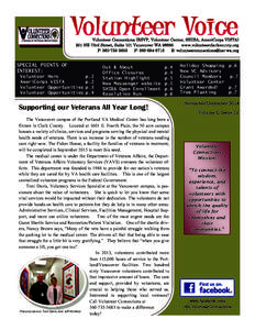 Volunteer Connections (RSVP, Volunteer Center, SHIBA, AmeriCorps VISTA) 201 NE 73rd Street, Suite 101 Vancouver WA[removed]www.volunteerclarkcounty.org P: [removed]F: [removed]E: [removed]