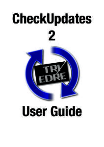 CheckUpdates  2 User Guide  Licensing and Copyright Agreement