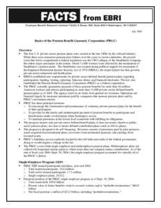 Pension / Economics / Bradley Belt / Financial economics / Government / Defined benefit pension plan / Defined contribution plan / Charles E.F. Millard / Pension Protection Act / Year of birth missing / Pension Benefit Guaranty Corporation / Employee Retirement Income Security Act