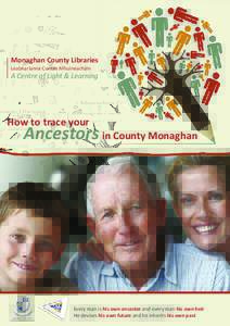 Monaghan County Libraries Leabharlanna Contae Mhuineacháin A Centre of Light & Learning  Ancestors in County Monaghan