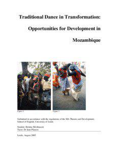 Traditional Dance in Transformation: Opportunities for Development in Mozambique