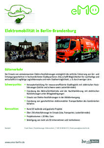 Elektromobilität in Berlin-Brandenburg  © Kay Strasser © BSR