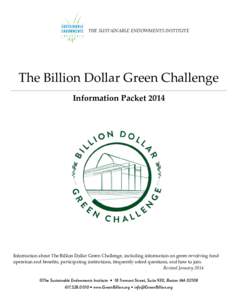 Microsoft Word - Billion Dollar Green Challenge - Info Packet 2013.doc