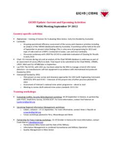 Mine action / Explosive weapons / Geneva International Centre for Humanitarian Demining / Humanitarian aid / Vietnam Veterans of America Foundation / United Nations Mine Action Service / Ottawa Treaty / Unexploded ordnance / Naval mine / Development / Mine warfare / International nongovernmental organizations